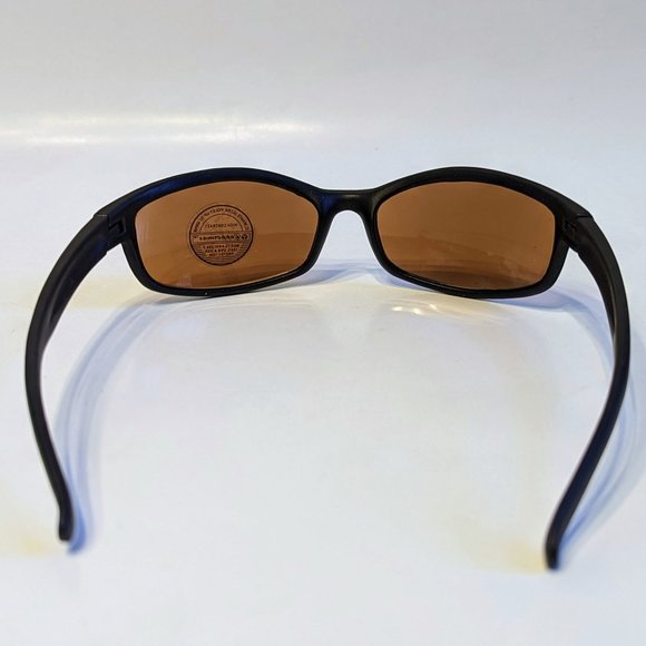 NWT True Vintage 90's Plastic Rectangle Style Sporty Sunglasses (M.Black) - Picture 3 of 4